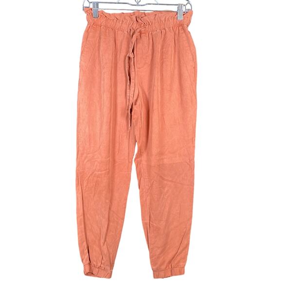 Banana Republic Womens Pants Rust Orange Pull On Jogger Elastic Waist Stretch XS - Picture 1 of 13